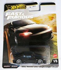 HOT WHEELS PREMIUM - 2025 FAST & FURIOUS #1 1993 HONDA CIVIC COUPE/COUPE EX EJ1