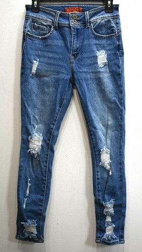Wax jean juniors medium wash - jean,