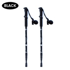2Pcs 3-Section Telescopic Anti-shock Trekking Walking Poles Hiking Sticks NEW🎁