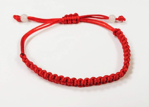 Handmade kabbalah red bracelet - red,