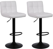 2 X Bar Stools Faux Leather