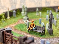 10x Wooden Park Platform Bench