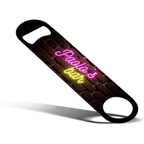 Neon bar blade bottle - neon, opener