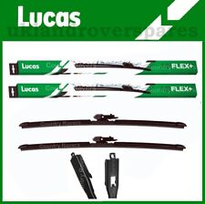 BMW 5 SERIES (E60, E61) WIPER BLADES 2003 to 2010 LUCAS QUALITY BRAND 24" & 23*