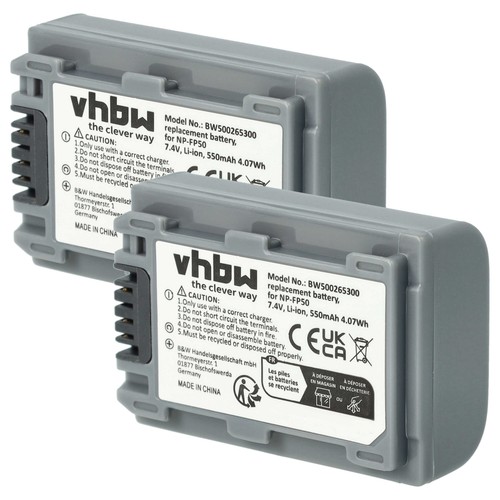 Battery for sony - 2x,