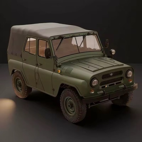 Off road uaz - model, 1:12