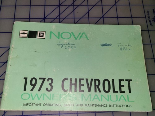 1973 chevrolet nova owners - chevrolet,