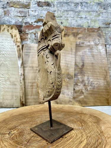 Vintage handmade carved horse - vintage,