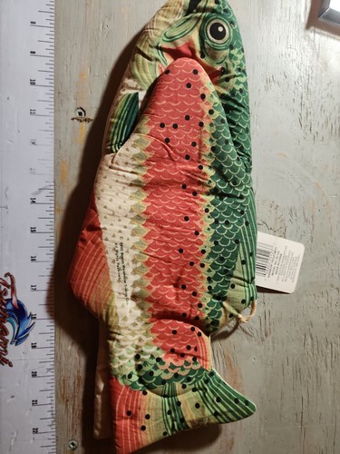 Vtg rainbow trout shape oven - trout,