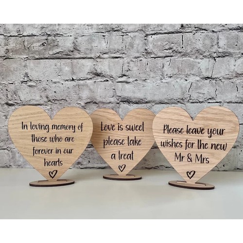 Wooden heart wedding - heart,