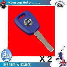 2X Remote Flip Key Fob Case FITS FIAT Doblo Punto Ducato Meriva Marea Bravo