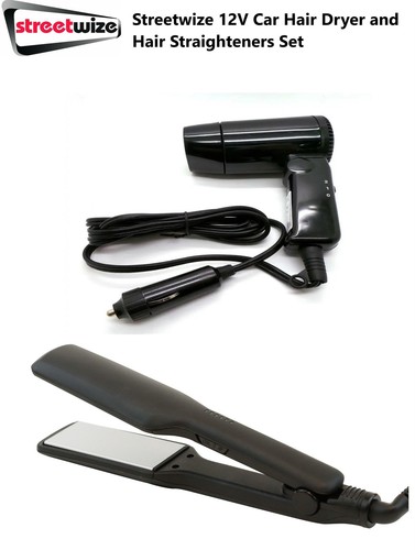 Streetwize 12v car hair dryer - 12v,