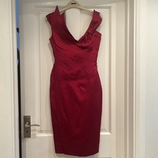 Karen Millen Women's Red Satin