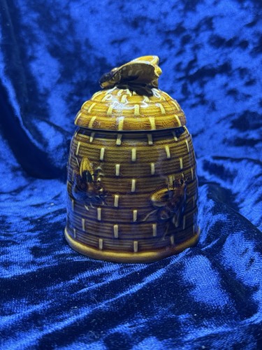 Vintage ceramic beehive honey - ceramic,
