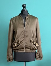 Zara Olive Green Bomber Jacket