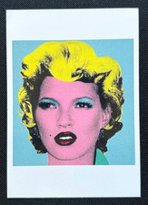 BANKSY, KATE MOSS, CRUDE OILS AUTHENTIC ART POST CARD PRINT STREET ART