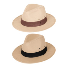 MENS 100% COTTON FEDORA/PANAMA