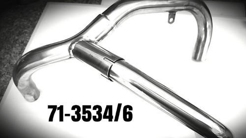 Triumph tr5t exhaust - exhaust, pipes