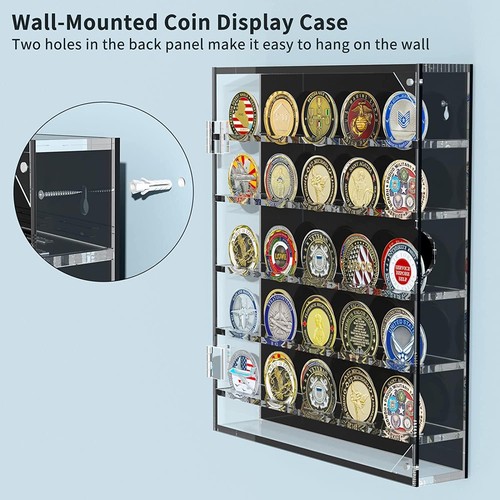 Challenge coin display case - display,