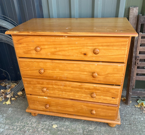 Pine chest drawers - 4,