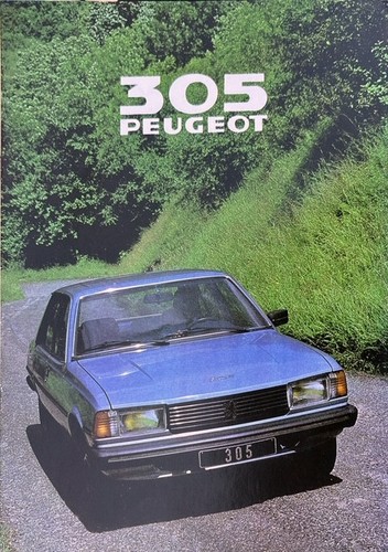 1979 peugeot 305 brochure - peugeot,