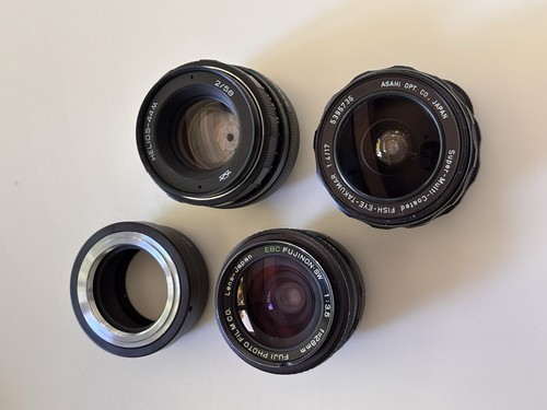 Prime vintage lenses - vintage, with