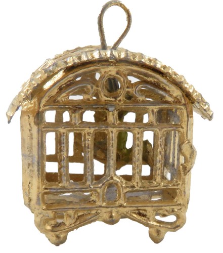 Dolls house golden - dolls, metal