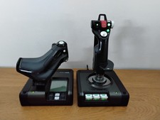 Logitech Saitek X52 Pro Flight Control System for Flight Simulator Sim Black