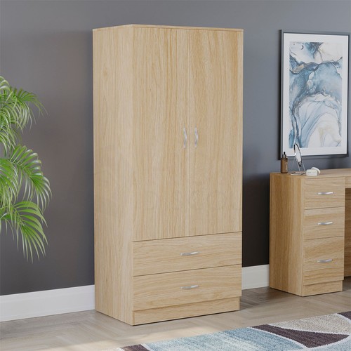 Modern wooden wardrobe door - modern, 2
