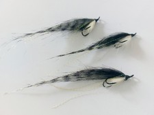 3 x Sunray tigers size 8 doubles SALMON fishing  flies Ref.00171