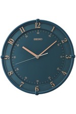 Seiko Round Wall Clock - Blue