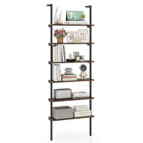 Costway tier ladder shelf - 6-tier,