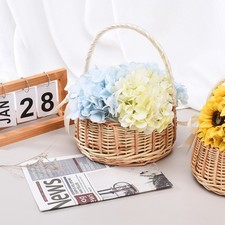 _Woven Flower Girl Basket With
