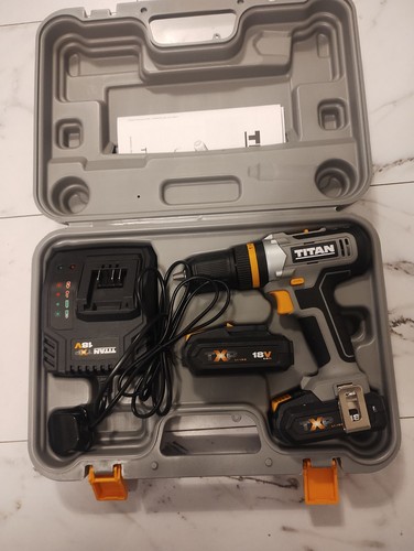 Titan cordless drill 18v - titan,