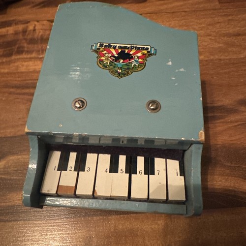 Vintage wooden baby grand - wooden,