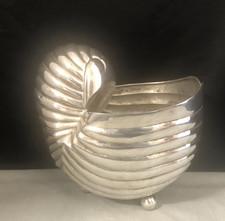 Vintage Silver plated Nautilus