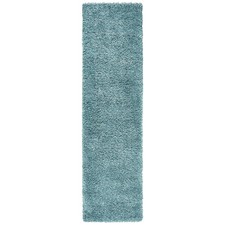Duck Egg Blue Thick Shaggy Rug - California