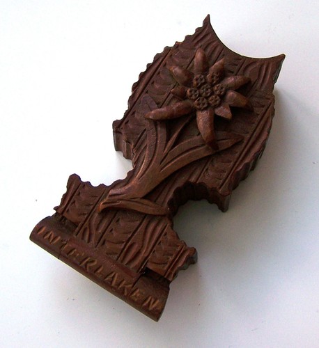 Antique swiss hand carved - hand, wood