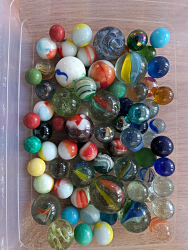 Mixed lot marbles vintage - of,