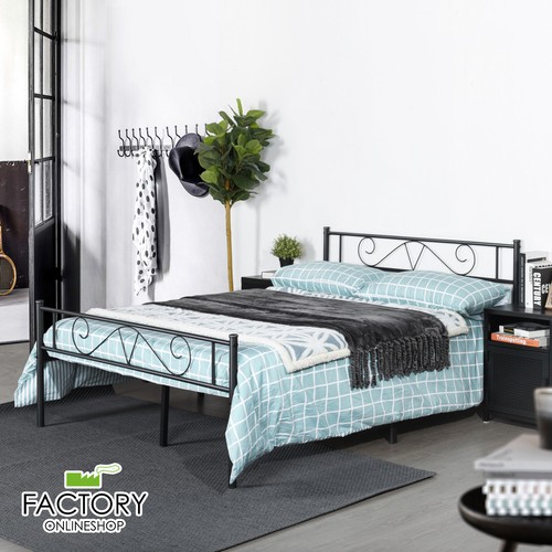Twin full queen - metal, bed