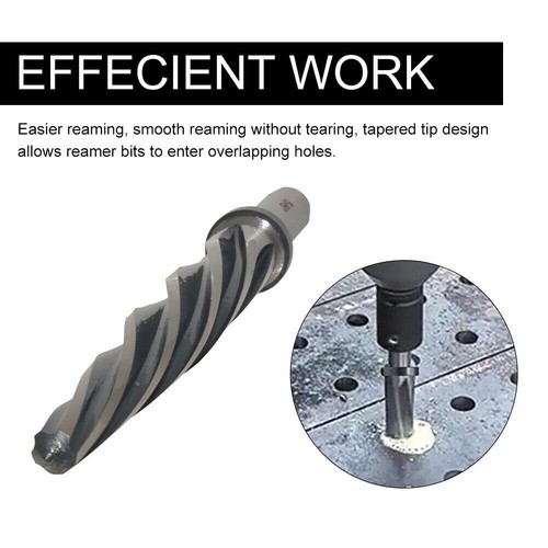 Tapered reamer spiral - tapered,