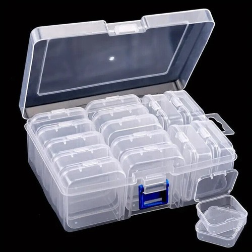 Clear plastic bead storage - plastic, box