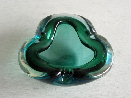 Murano barbini glass ashtray - barbini,