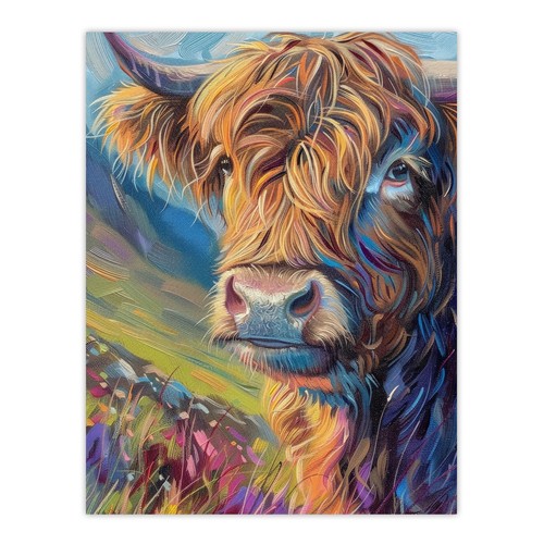 Scottish highland cow hairy - highland,