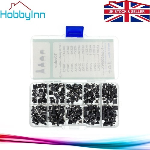 200pcs tactile switch push - tactile,