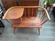 Chippy Heath Mid Cent Telephone Seat Hall Table Solid Wood (Ercol Like) Free 🚚