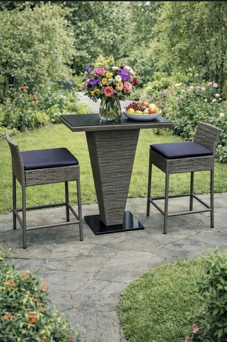 Piece rattan outdoor bar - bar, set