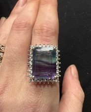 Banded Fluorite and Natural