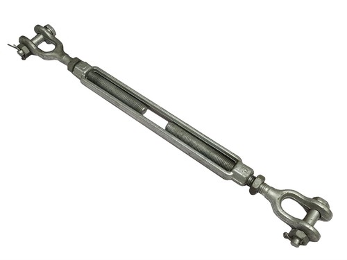 Galvanised turnbuckle open - turnbuckle,