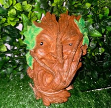 Handmade tree bark - handmade, face